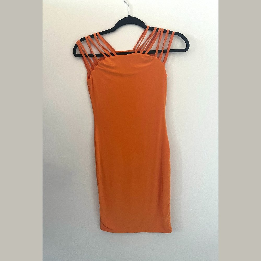 Orange Mini Dress